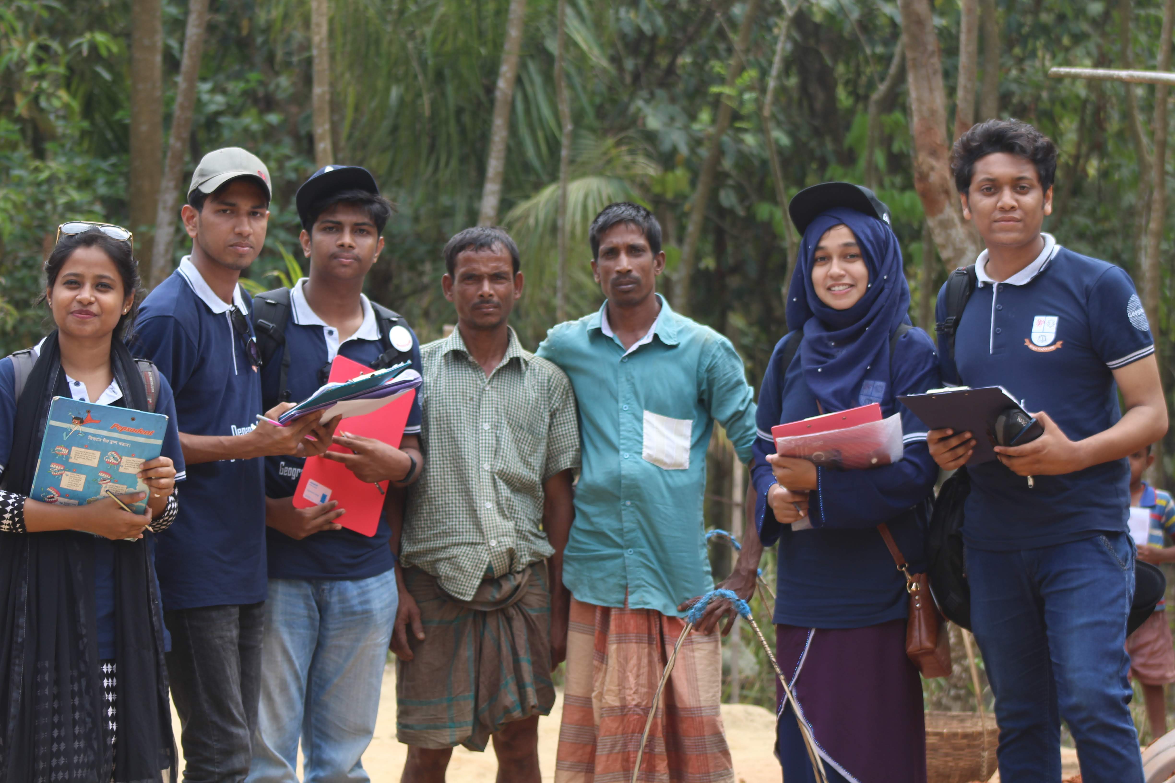 Doing FGD with Local People of Jaintapur Upazila, Sylhet