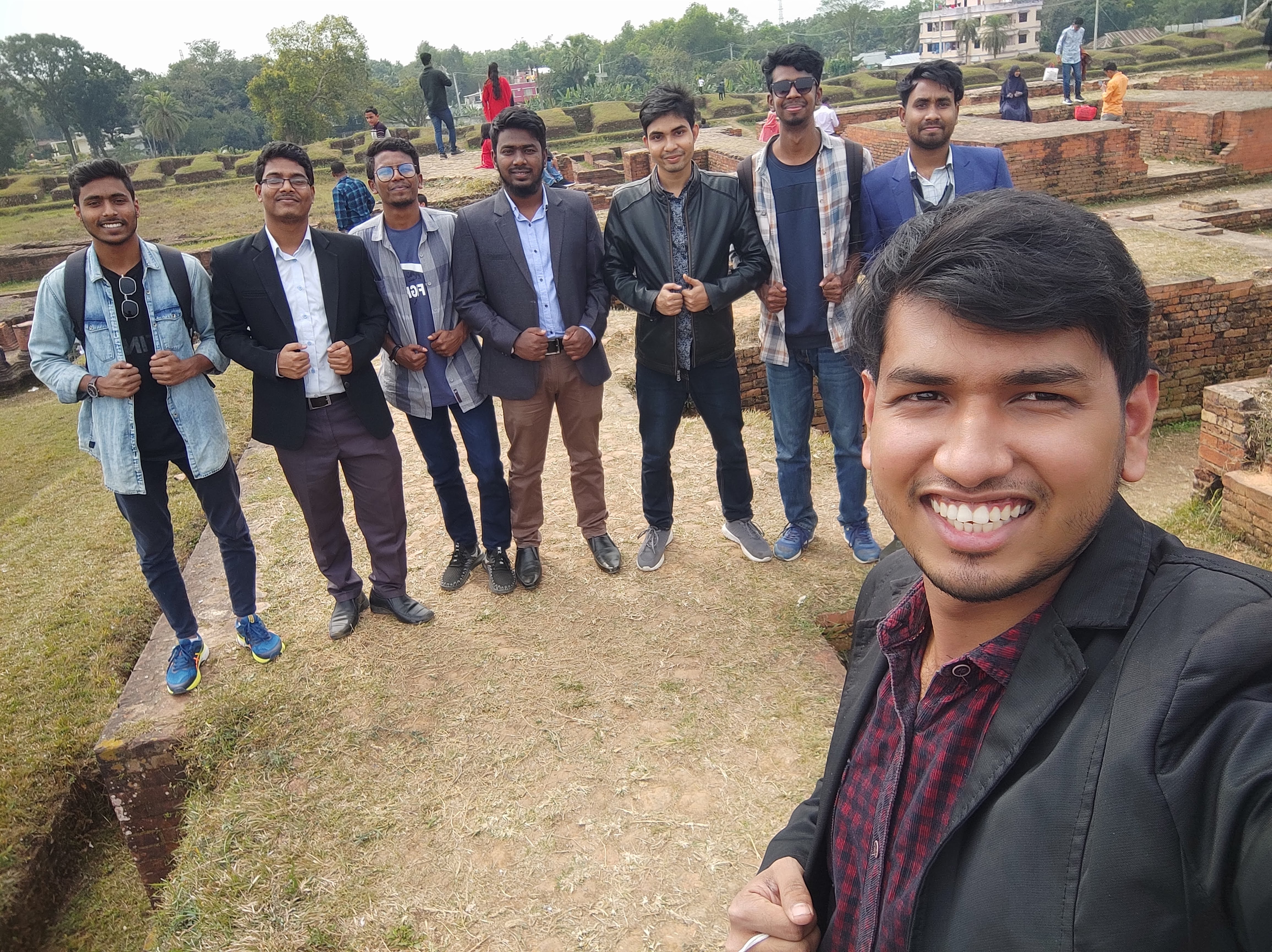 Site visiting at Moynamoti