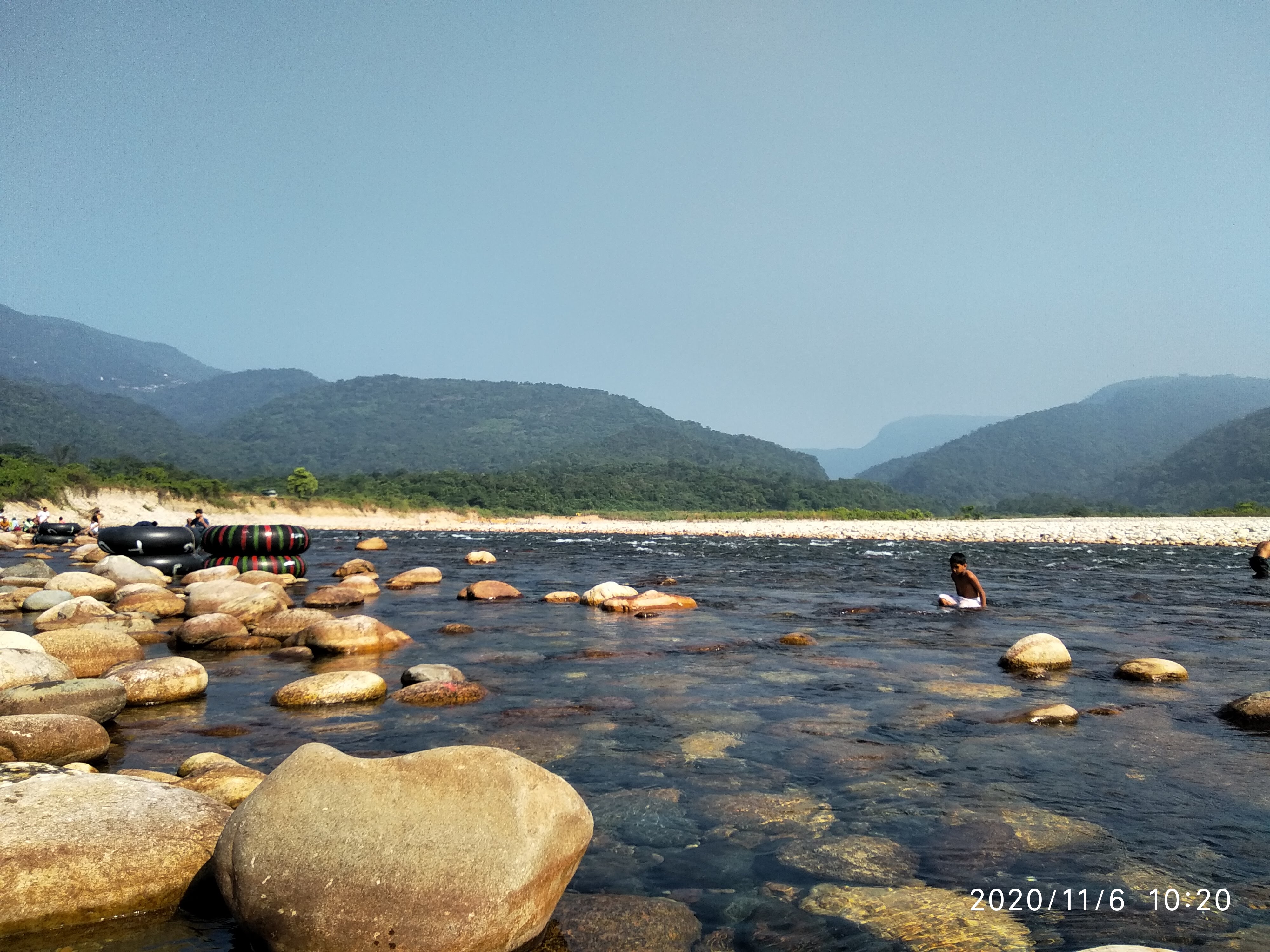 Sitting on a rock at Sada Pathor
